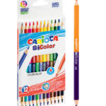 Pieštukai dvipusiai tribriauniai 24 spalvų 42991 CARIOCA, R06-157