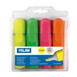 Teksto spalviklių rinkinys 4vnt FLUO 1687804 MILAN, R12-068