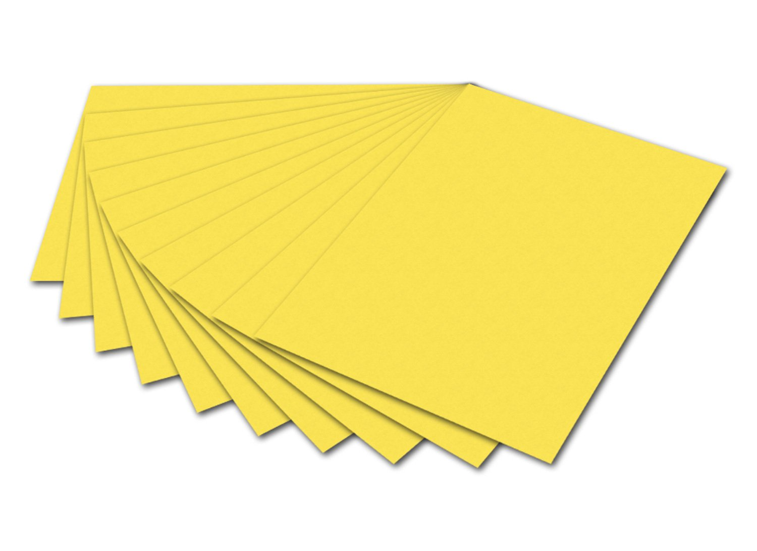 Popierius 50x70cm 300g citrinų geltona 6112+11111 FOLIA, B06-8603