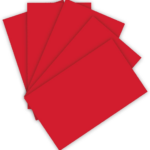 Popierius 50x70cm 300g raudonas 6120+11111 FOLIA, B06-8609