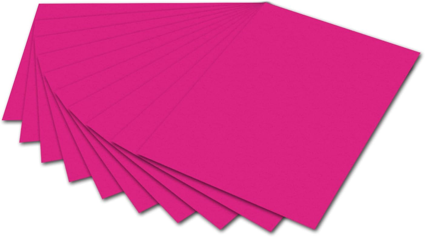 Popierius 50x70cm 300g rožinis 6123+11111 FOLIA, B06-8611