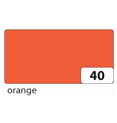 Popierius 50x70cm 130g oranžinis 6740+11111 FOLIA, B06-831