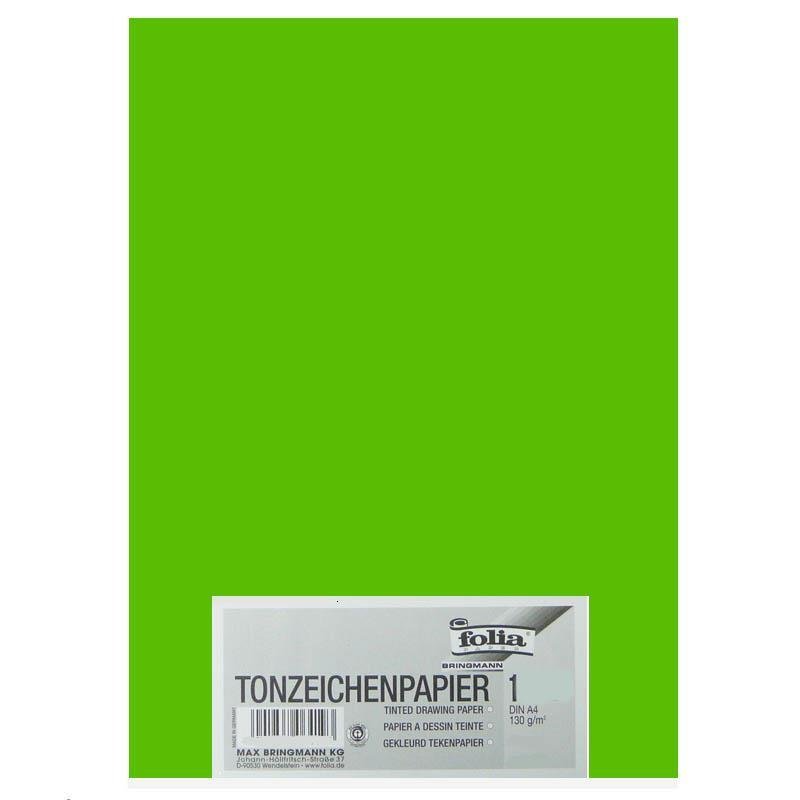 Popierius A4 130g žolės žalia 6455 FOLIA, B07-8698
