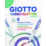 Flomasteriai 8sp GIOTTO TURBO GLIT PASTEL 426300 FILA, R07-132