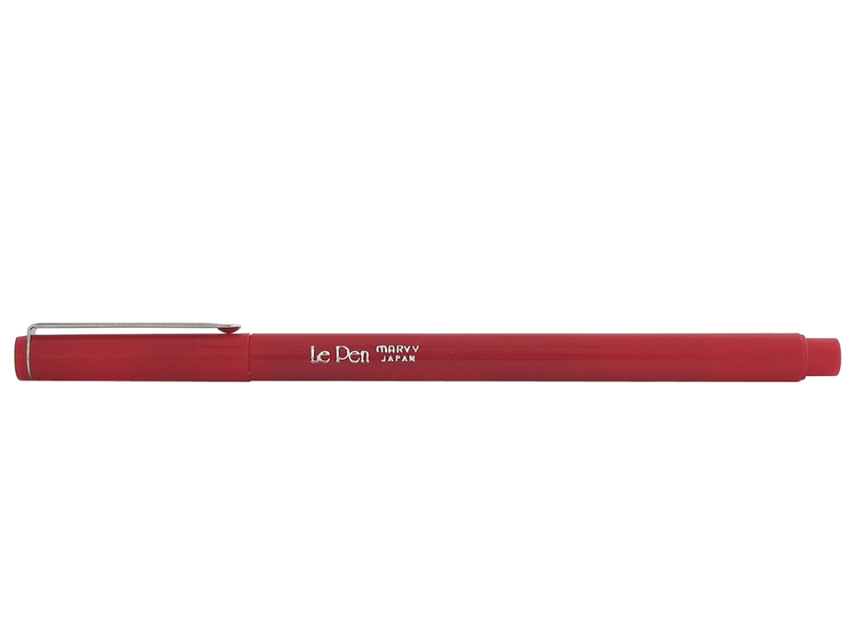 R01-641 Rašiklis LE PEN FINELINER, 0.5mm, raudonas 4300-2 UCHIDA/12