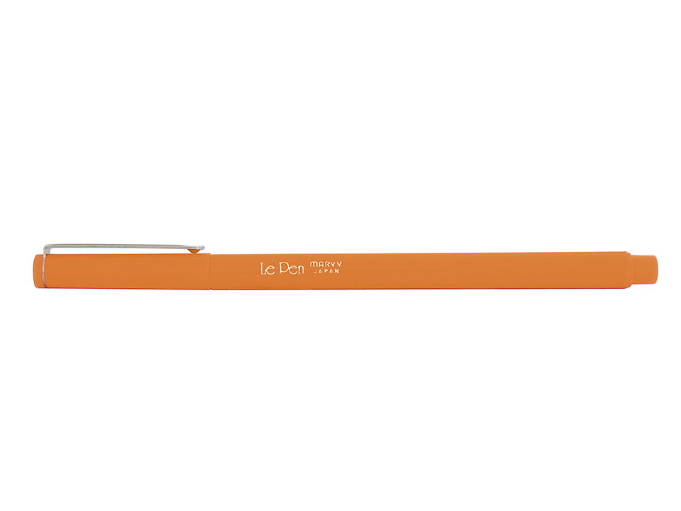 R01-645	Rašiklis LE PEN FINELINER, 0.5mm, oranžinis, 4300-7, UCHIDA/12