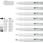 Rašiklis FOR DRAWING 0.2mm juodas 4600-01 UCHIDA, R01-668