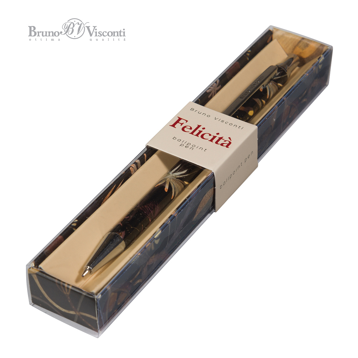 Tušinukas automatinis FELICITA mėlynas 0,7mm dėžutėje 20-0263/22 Bruno Visconti, R01-3754