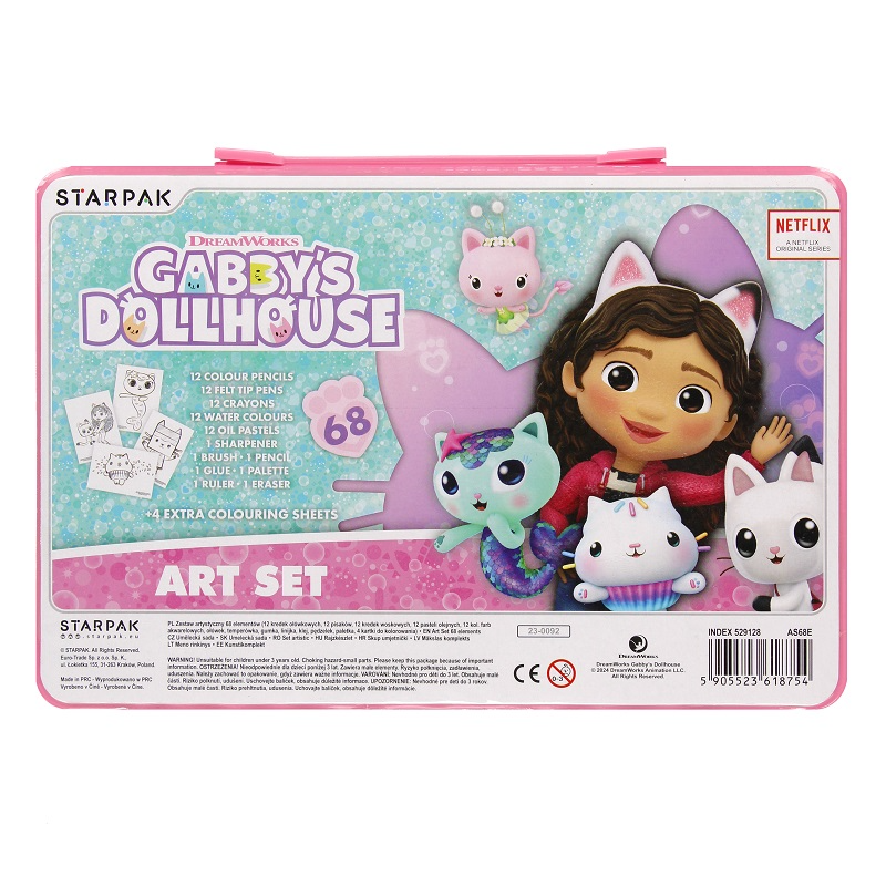 Dailės priemonių rinkinys Gabby’s Dollhouse 529128 STARPAK, M10-228