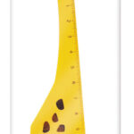 Liniuotė plastikinė 15cm GIRAFFE 354297 STARPAK, M04-113