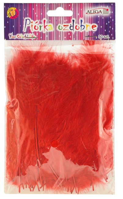 Dekoracija PLUNKSNOS 10-12cm raudonos 50 vnt, P-080 ALIGA, M10-8601