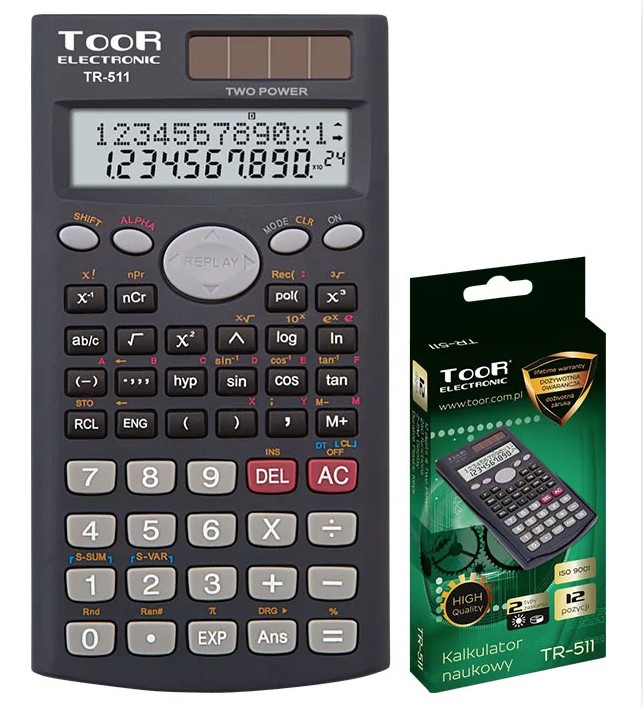Skaičiavimo mašinėlė su funkcijom TR-511 120-1420 KW TRADE, T01-451
