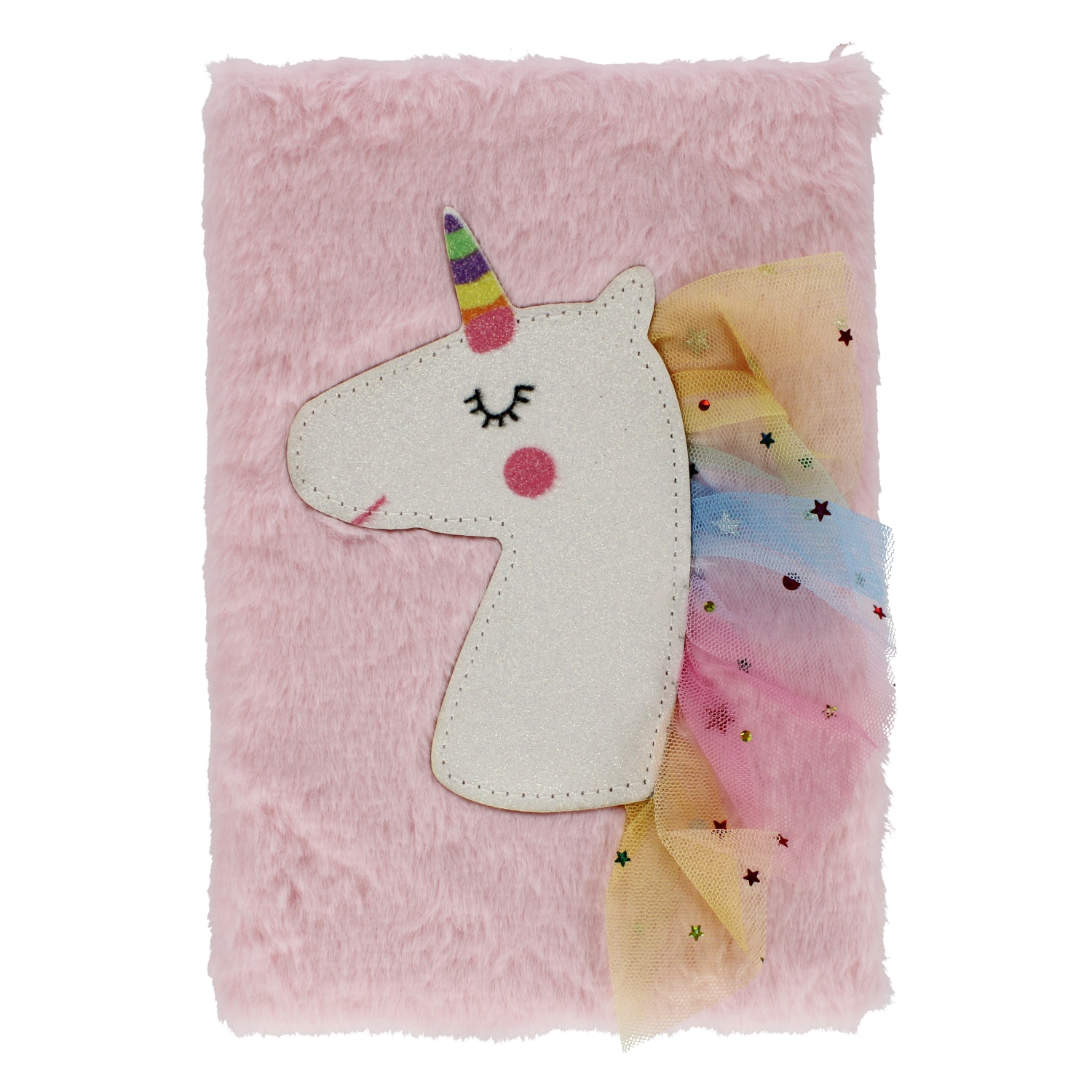 Užrašų knygutė A5 linija PLUSH PASTEL UNICORN 484167 STARPAK, B03-7898