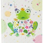 Užrašų knygutė A5 200l balti HAPPY FROG 64392 GOLDBUCH, B03-566