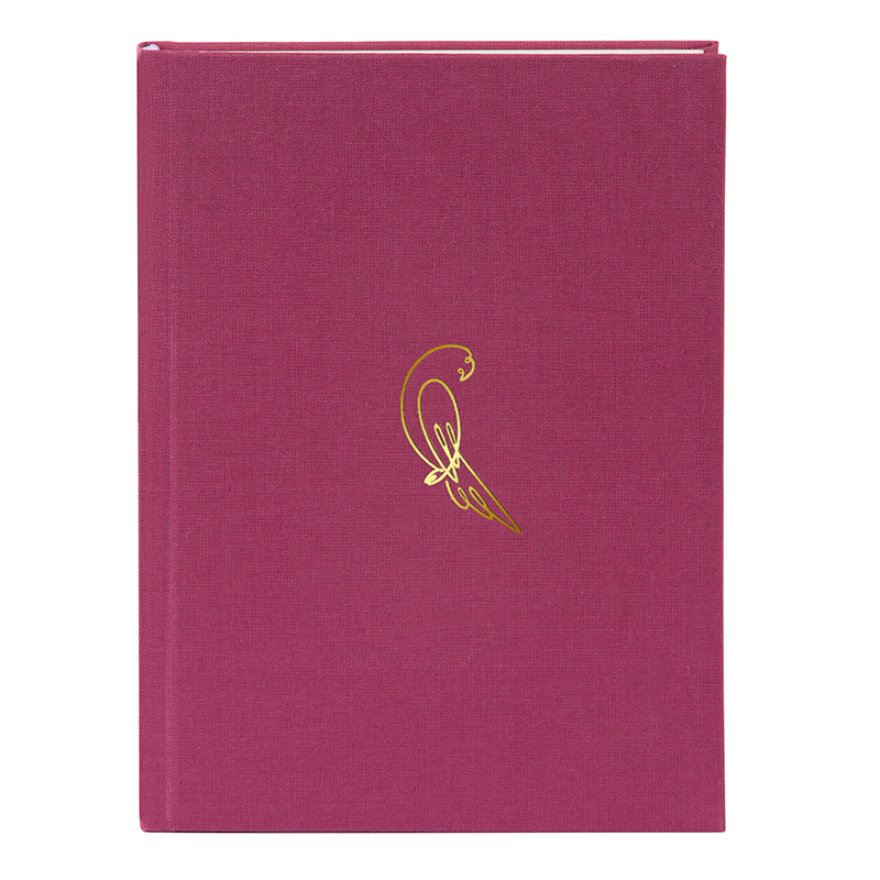 Užrašų knygutė A5 200l THE PARROT FUCHSIA 64842 GOLDBUCH, B03-578