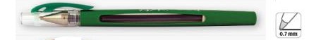 920-4 UCHIDA Rašiklis REMINISCE 0.7mm žalias R02-836