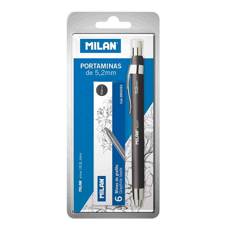 Automatinis pieštukas 5.2mm+6 šerdeles BWM10353 MILAN, R05-450