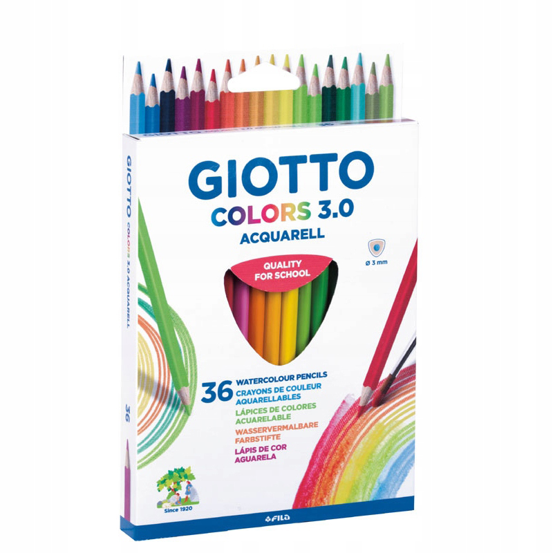 Pieštukai akvareliniai GIOTO COLORS 3.0 36sp F277300 FILA, R06-0512