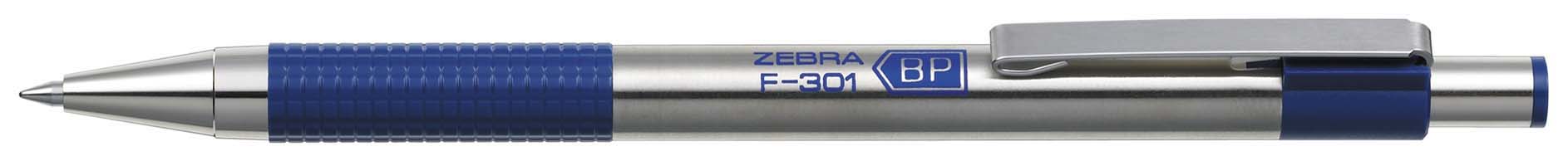R01-090 Automatinis tušinukas F-301 0.7mm mėlynas EF301BL ZEBRA/12