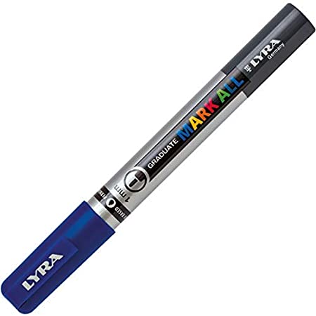Žymiklis MARK ALL tamsiai mėlynas 1mm L6810050 LYRA, R13-977