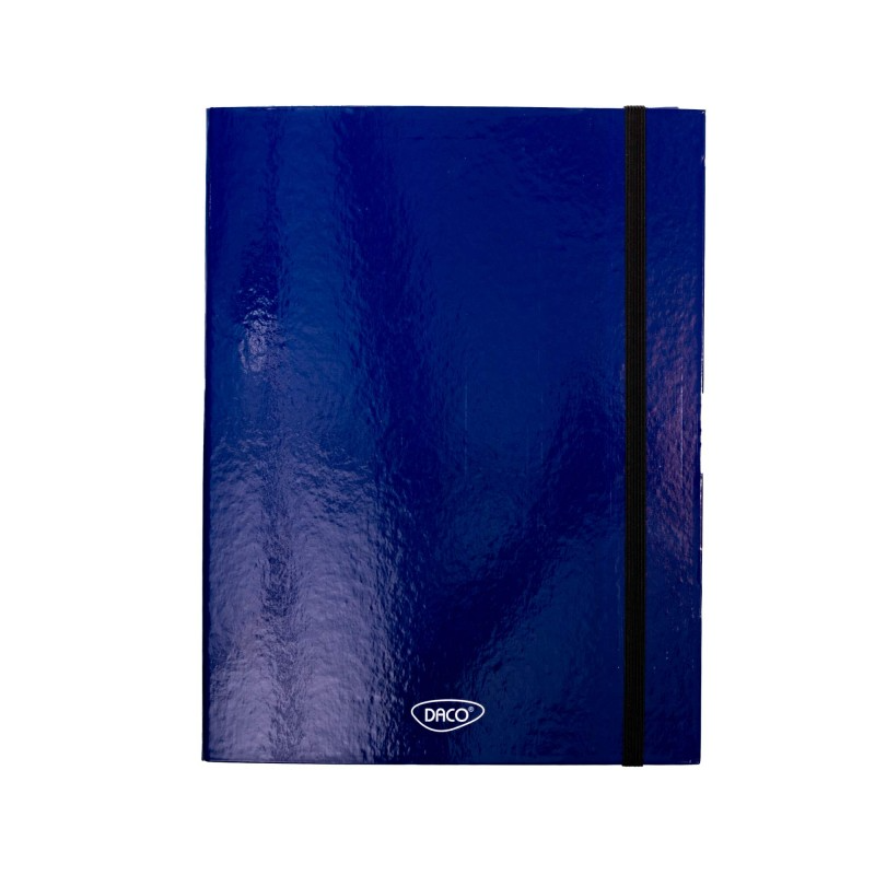 Dėklas su guma A4 3cm mėlynas MR003A DACO, M02-184