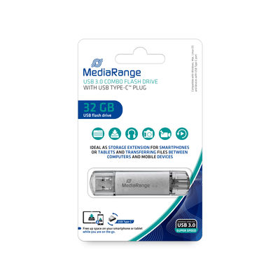 USB duomenų kaupiklis 3.0 32GB MR936 MEDIARANGE, K03-626