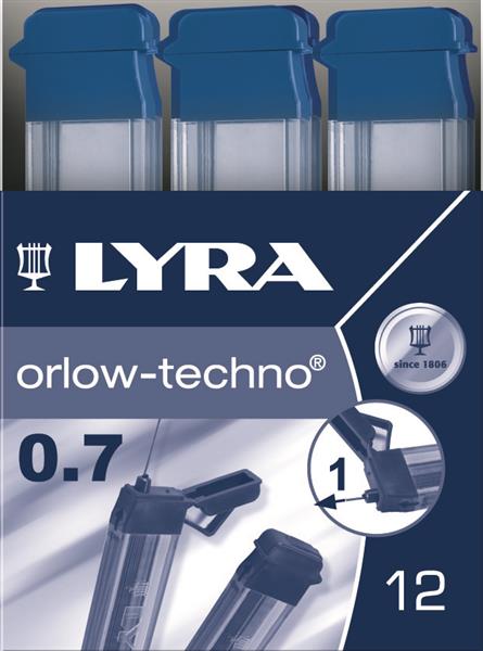 Šerdelės automatiniam pieštukui 0.7 H 5002111 LYRA/FILA, R05-100