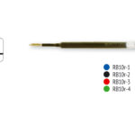 Šerdelė su malūnėliu 1.0mm juoda RB10r-2 UCHIDA, R11-453