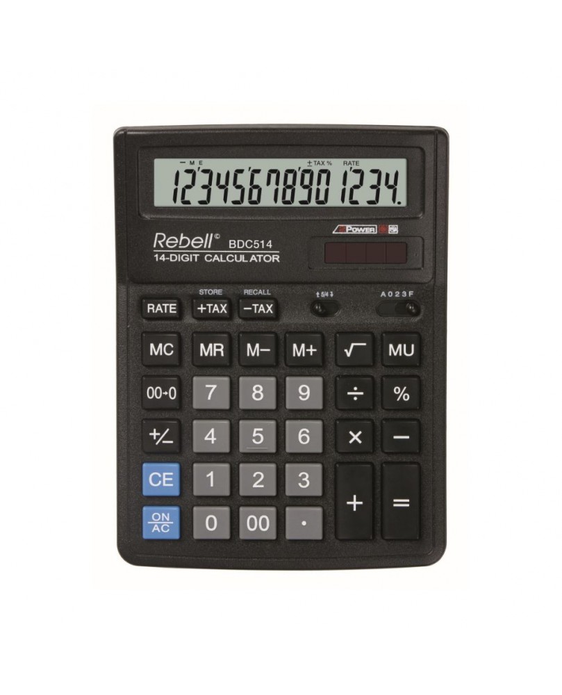 Skaičiavimo mašinėlė kišeninė BDC514 REBELL, T01-453