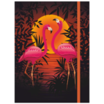 Dėklas su guma A4 3cm 3D FLAMINGO 21493 OPTIMUM, M02-310