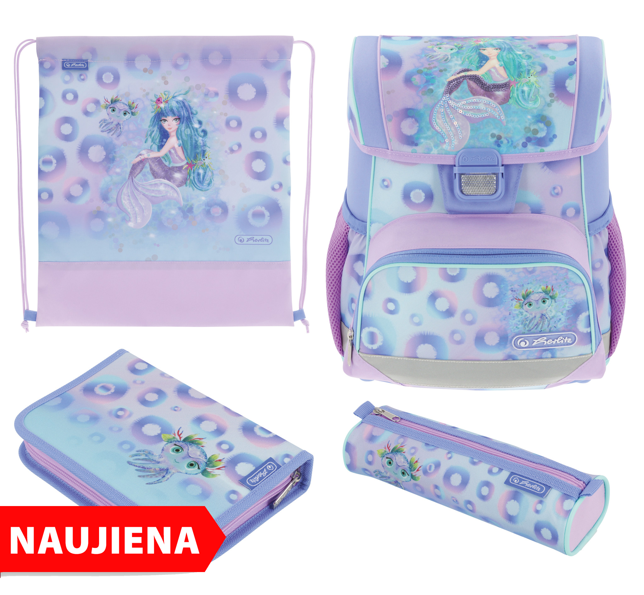 Kuprinė LOOP PLUS Mystic Mermaid 50046201 HERLITZ, M03-0894