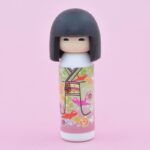 IWAKO trintukas – dėlionė „Kokeshi” Origami