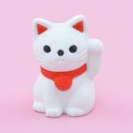 IWAKO trintukas – dėlionė „Lucky” Cat White