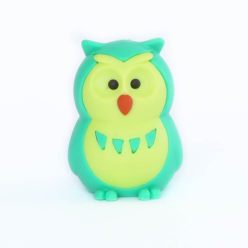 IWAKO trintukas- dėlionė „Owl” Green