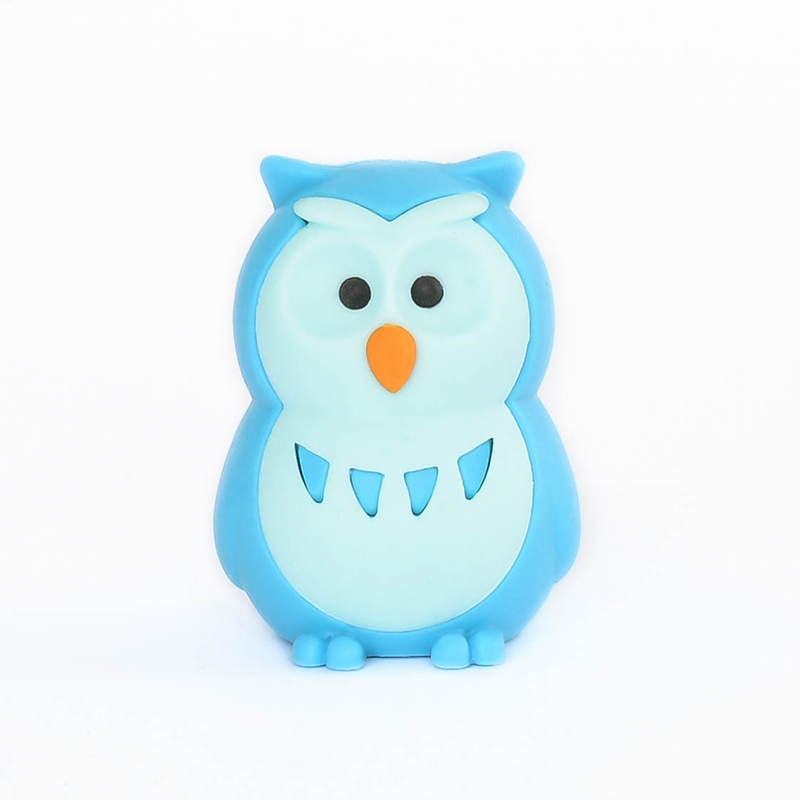 IWAKO trintukas- dėlionė „Owl” Blue