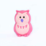 IWAKO trintukas- dėlionė „Owl” Pink