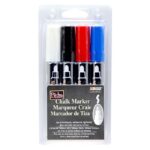 Kreidiniai markeriai Marvy Bistro Chalk Marker-C #480-4C, 4vnt.