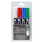 Kreidiniai markeriai Marvy Bistro Chalk Marker-E #480-4E, 4vnt.