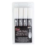 Kreidiniai markeriai Marvy Bistro Chalk Marker-Balti #480-4W, 4vnt.