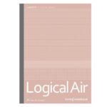 Lengvas sąsiuvinis „Logical AIR A” B5, linijomis, rožinis B576A