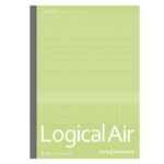 Lengvas sąsiuvinis „Logical AIR S” B5, langeliais, žalias B576S