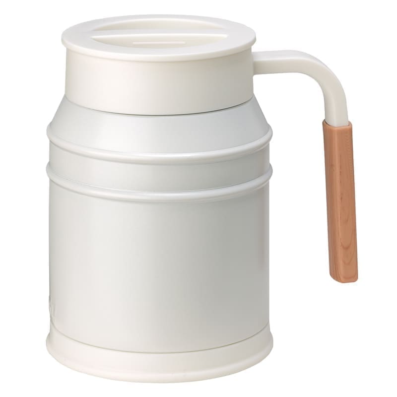 Nerūdijančio plieno termo puodelis  su uždengiamu dangteliu „Mosh ! Mug Cup”, 400 ml Ivory