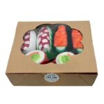 Kojinių rinkinys dovanų dėžutėje”Gift Box Sushi”, 3 poros