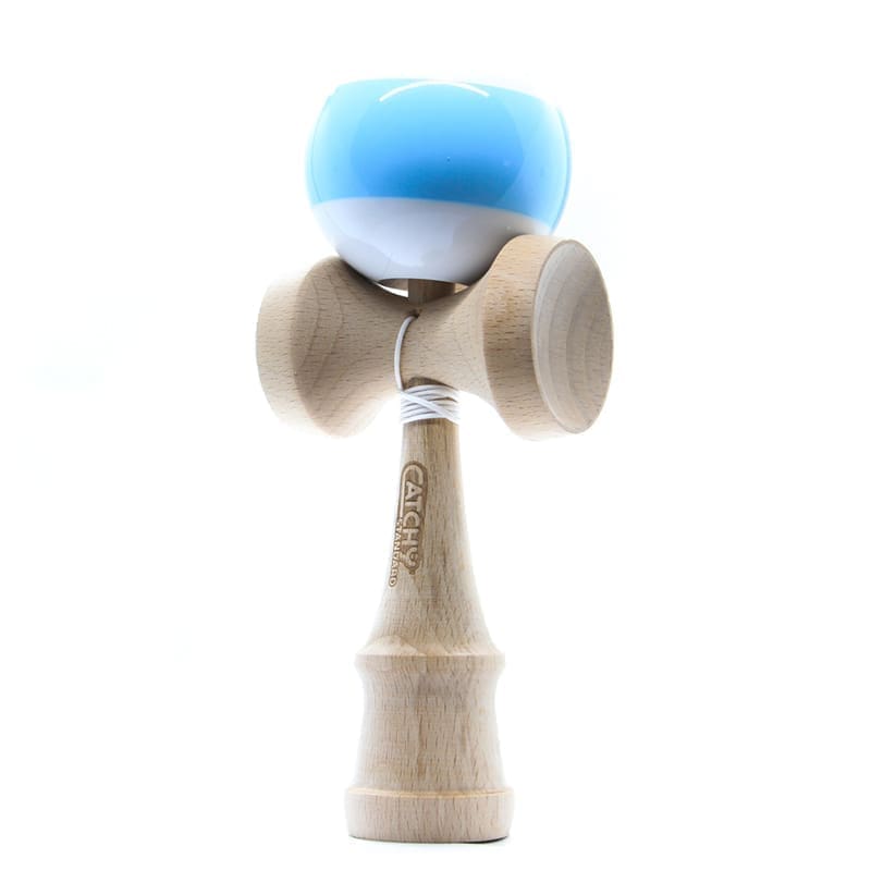 Klasikinis japoniškas žaidimas Kendama, balta/mėlyna YO51458