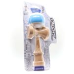 Klasikinis japoniškas žaidimas Kendama, balta/mėlyna YO51458