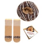 Japoniško dizaino kojinės „IJ MARSHAL Doughnut ” Chocolate Glazed