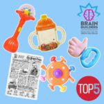 Žaislai kūdikiams „Brain Builders“ rinkinys „Top5“